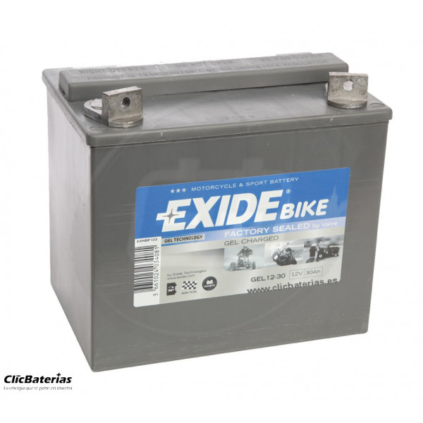 Batería para moto Exide Factory Sealed GEL12-30