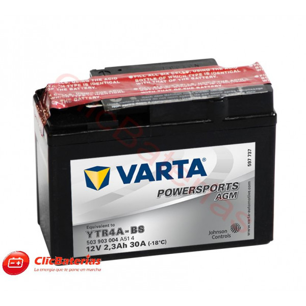 Batería de moto Varta Funstart Agm 50303 - YTR4A-BS