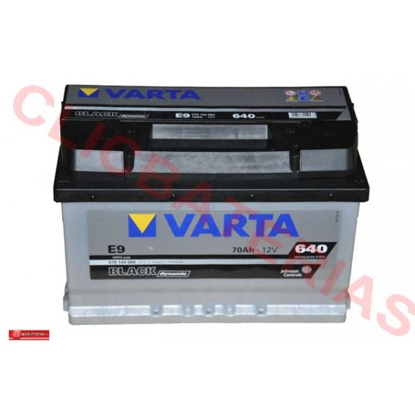 Batería VARTA E13 Black Dynamic 70Ah 12V para Coche