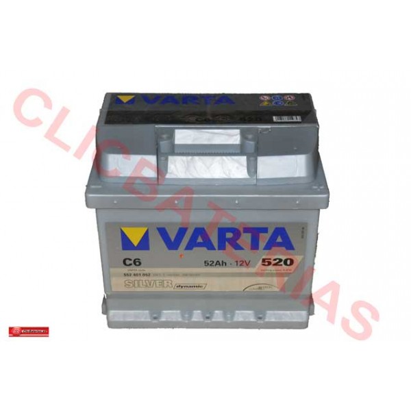 Varta C22. Batería de coche Varta 52Ah 12V